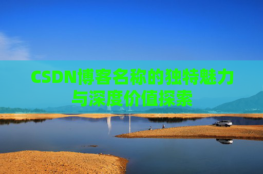 CSDN博客名称的独特魅力与深度价值探索